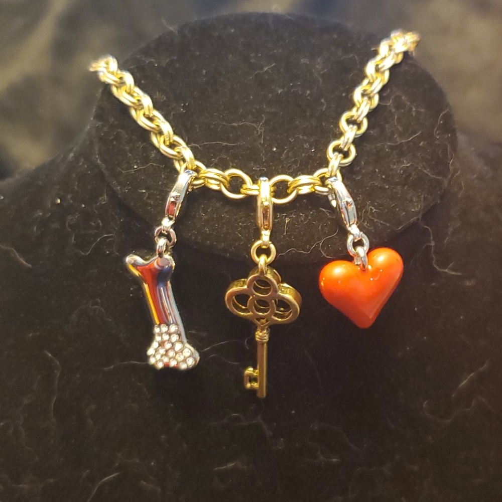 Lia Sophia Charm bracelet & charms